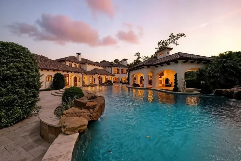 Exquisite Mediterranean-Style Estate in Texas Redefines Outdoor Entertaining for $11 Million