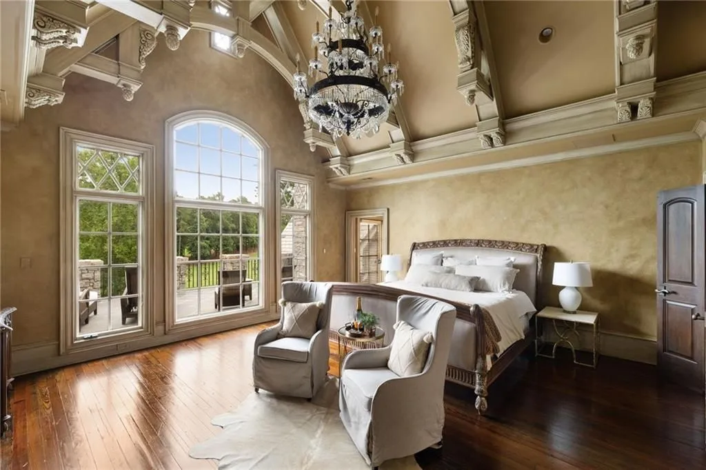 Discover The Castle at 929 Middle Fork Trl An Extraordinary 3.875M Italian Limestone Estate in Georgia 11