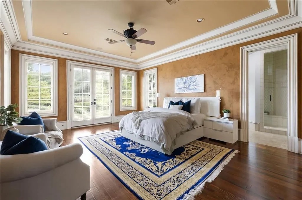 Discover The Castle at 929 Middle Fork Trl An Extraordinary 3.875M Italian Limestone Estate in Georgia 12