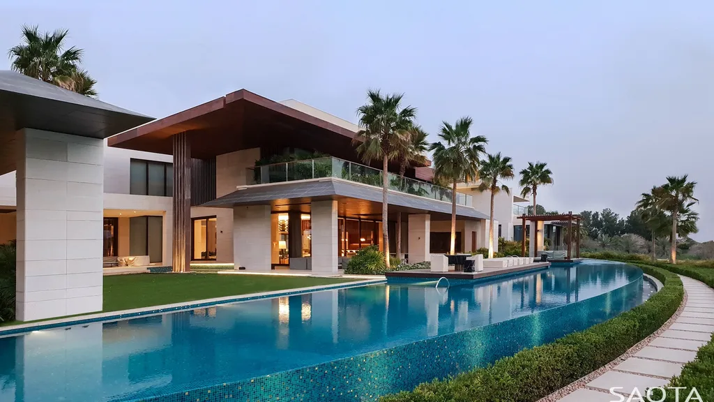 Emirates Hills Villa by SAOTA A Contemporary Oasis Overlooking Dubai Marina 2
