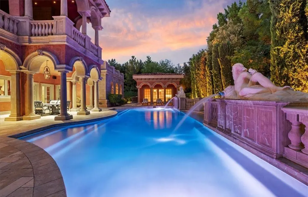 Luxury Italian Villa at 19 Eagles Landing Ln Blends European Elegance with Modern Nevada Living 5