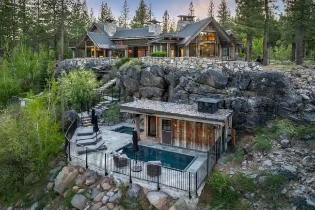 Iconic Martis Camp Retreat with Sweeping Vistas and Artistic Design Seeks $12,995,000