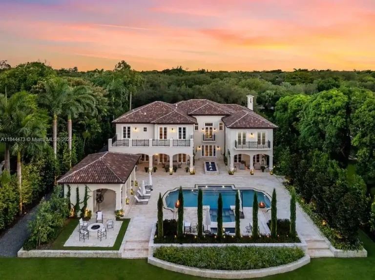 Mediterranean Masterpiece in Miami Listed at $17.9 Million Redefines Luxury Living