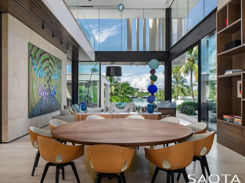 Villa Lyla by SAOTA A Tranquil Canal Side Tropical Retreat in Nassau Bahamas 3