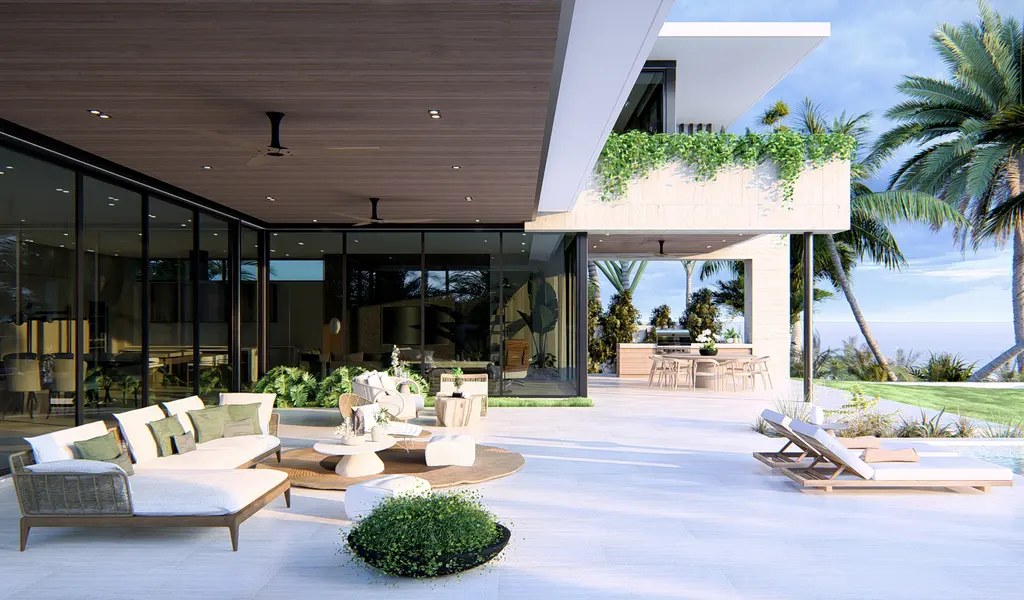 3 Ocean Drive House by SDH Studio Architecture + Design, A Tropical Modern Sanctuary in Jupiter, Florida