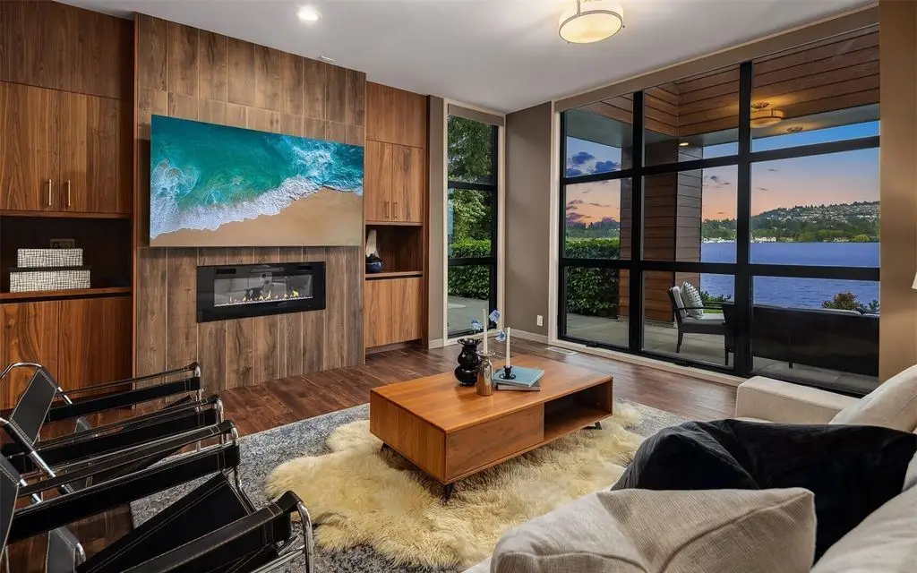 3840 E Mercer Way Magnificent Modern Waterfront Oasis in Washington Listed for 10.3 Million 10
