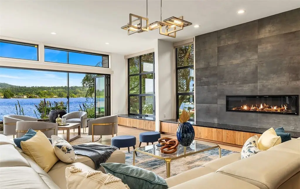 3840 E Mercer Way Magnificent Modern Waterfront Oasis in Washington Listed for 10.3 Million 3