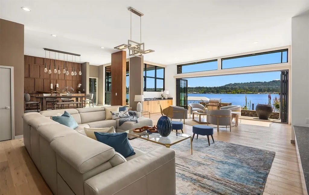 3840 E Mercer Way Magnificent Modern Waterfront Oasis in Washington Listed for 10.3 Million 5