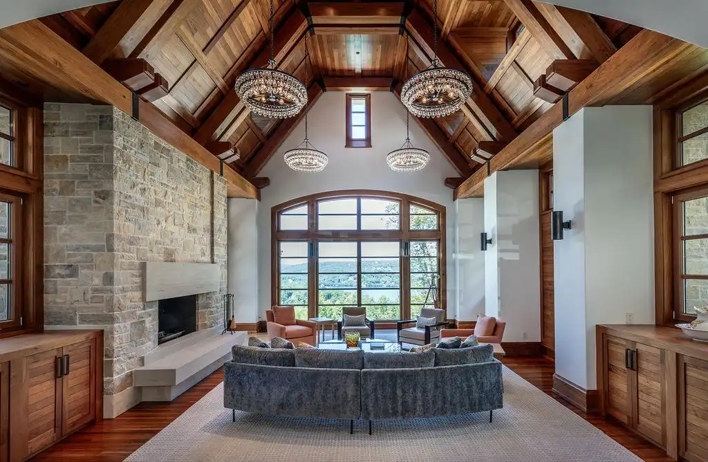 46 June Road Unparalleled Custom Built Modern Estate with Jaw Dropping Lake Waramaug Views Listed at 7.995 Million 7