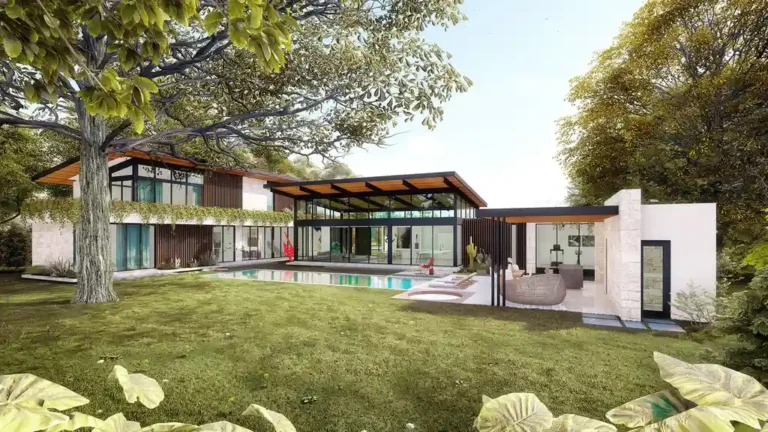 Poinciana Residence by SDH Studio Architecture + Design, A Modern Mid-Century Inspired Florida Home