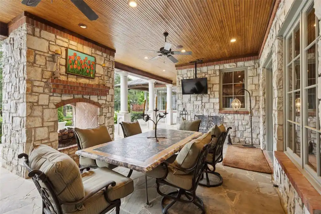 6401 Westcoat Dr Exquisite French Country Estate Blending Texas Charm on 7.7 Acres for 7 23