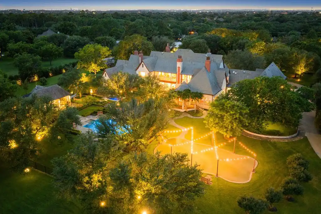 6401 Westcoat Dr Exquisite French Country Estate Blending Texas Charm on 7.7 Acres for 7 4