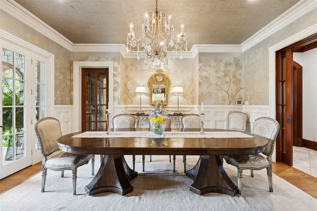 6401 Westcoat Dr Exquisite French Country Estate Blending Texas Charm on 7.7 Acres for 7 8