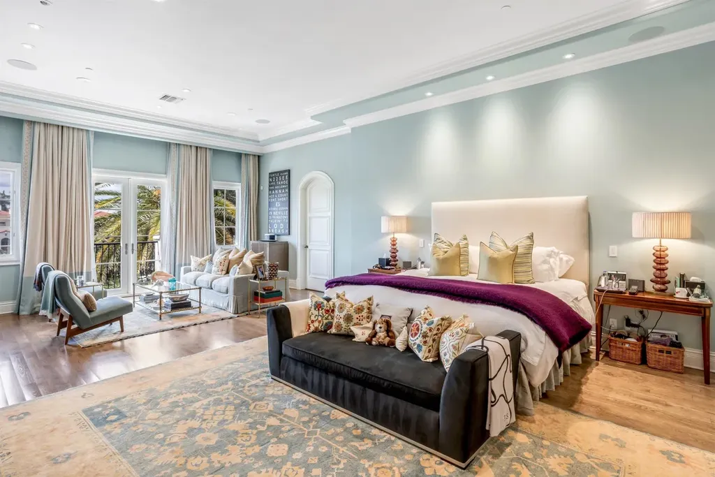 Luxury aerial view of 799 Sanctuary Drive Boca Raton FL 33431 showcasing $29,500,000 waterfront estate with 8 bedrooms 12 baths private pool and yacht dock