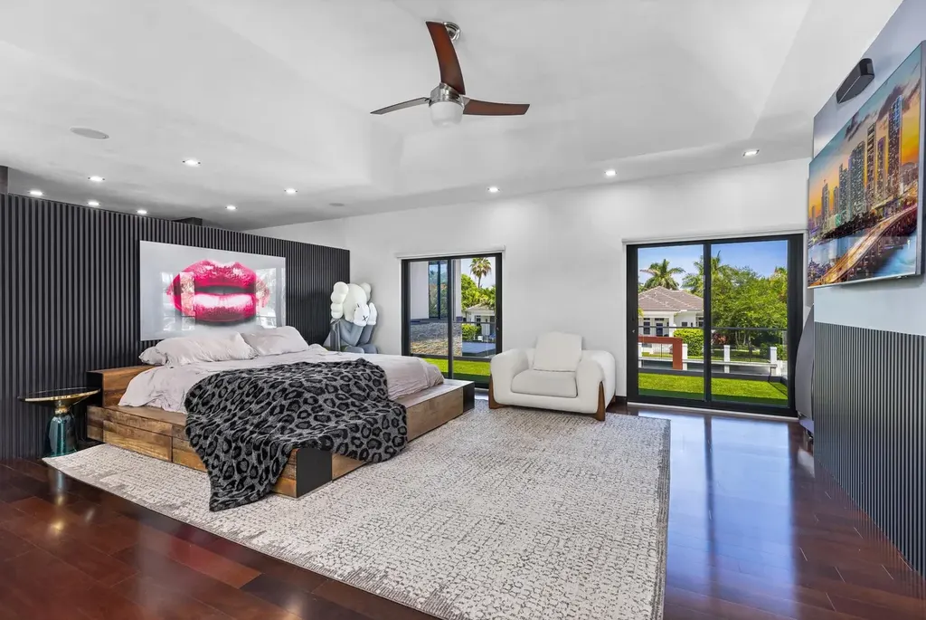839 NE Bay Isle Drive luxury waterfront home in Boca Raton featuring modern architecture, saltwater pool, and direct ocean access