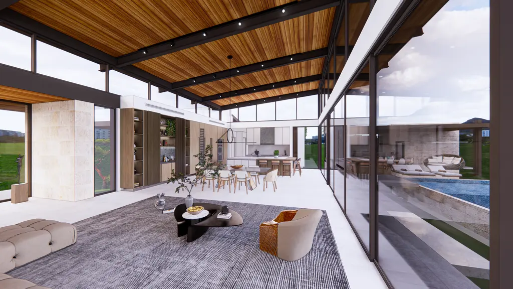 Poinciana Residence by SDH Studio Architecture + Design, A Modern Mid-Century Inspired Florida Home