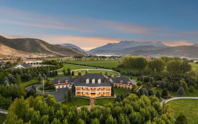 Prestigious Utah Estate: Camelot Offers European Grandeur and Parisian Modern Luxury for $23.5M