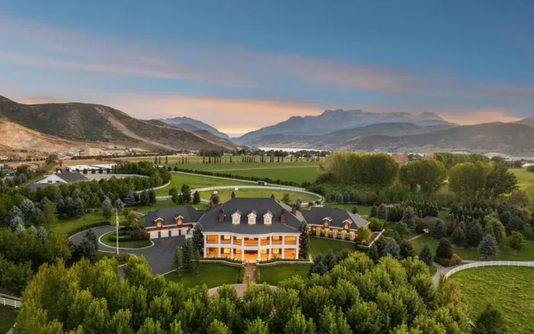 Prestigious Utah Estate: Camelot Offers European Grandeur and Parisian Modern Luxury for $23.5M