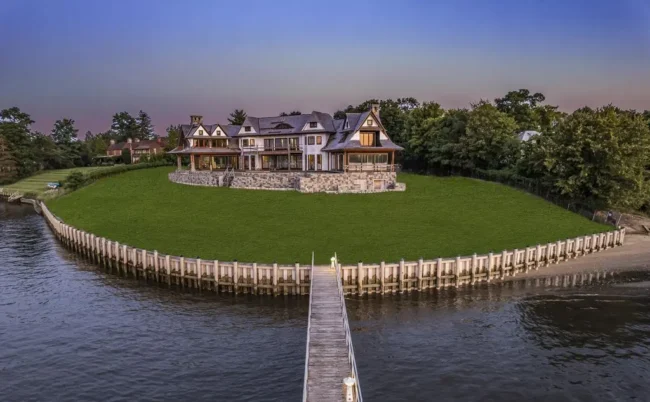 Extraordinary Waterfront Estate Showcasing World-Class Craftsmanship, Offered at $14.7 Million
