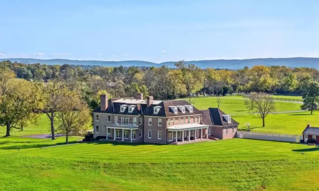 Historic Elegance at Limestone Farm: 67 Acres with a Federal-Style Manor House in Virginia Asking $6,695,000