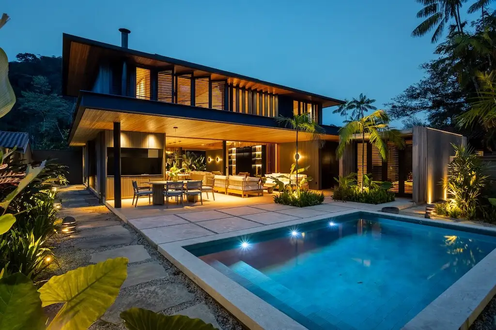 JV Residence by Pitta Arquitetura Contemporary Tropical Living in Ubatuba 9