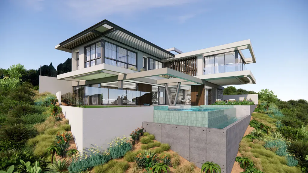 Mont Calm House by Metropole Architects, A Sculptural Landmark of Contemporary South African Living