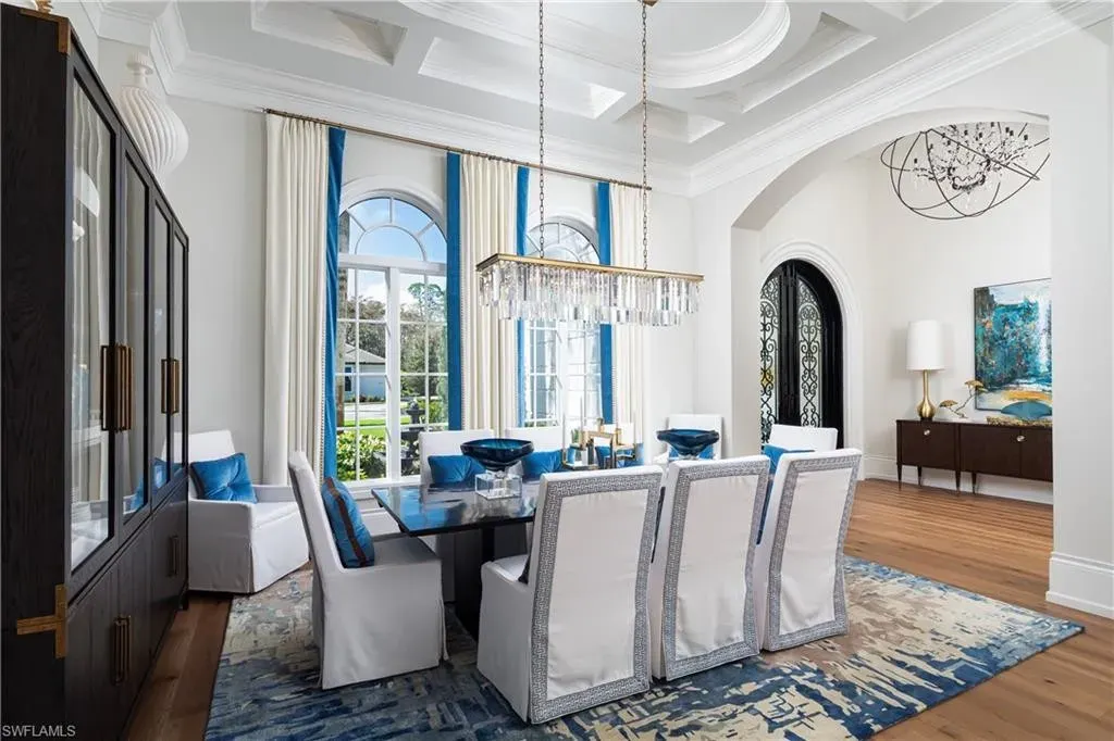 Primary suite with spa-like bathroom in Naples luxury house