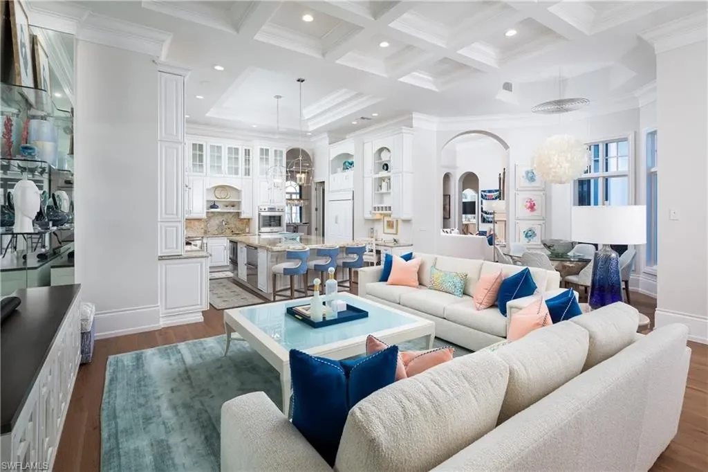 Primary suite with spa-like bathroom in Naples luxury house