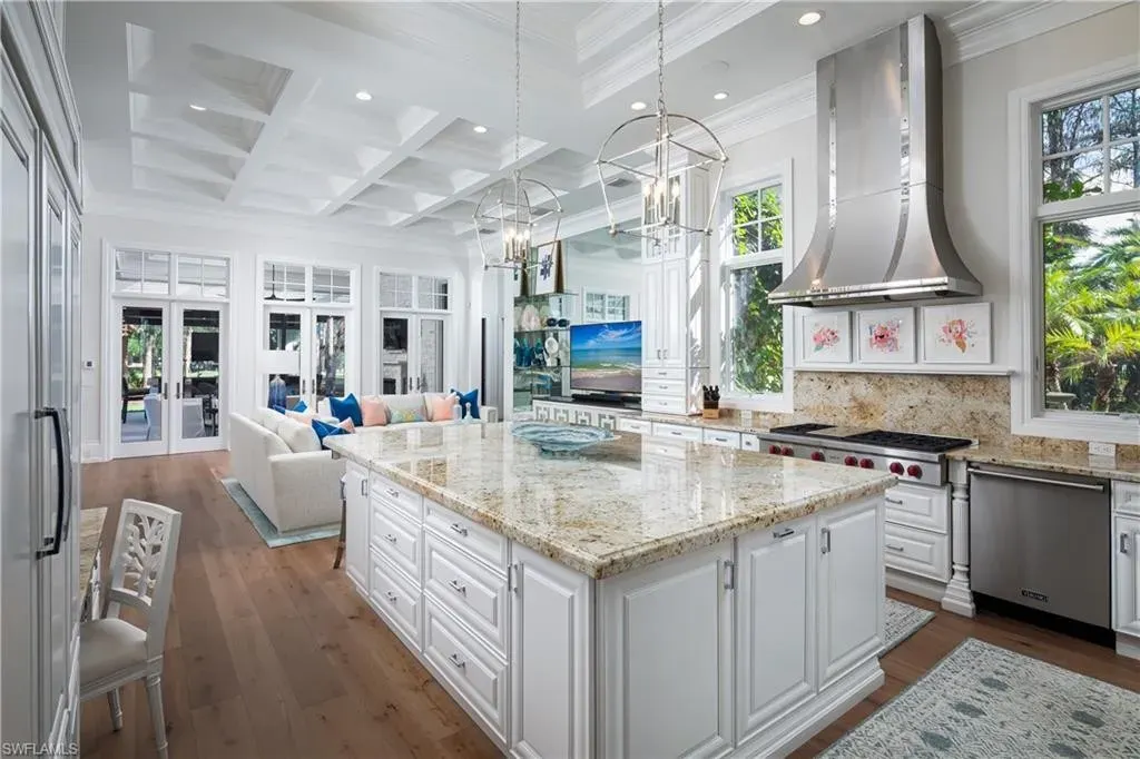 Primary suite with spa-like bathroom in Naples luxury house
