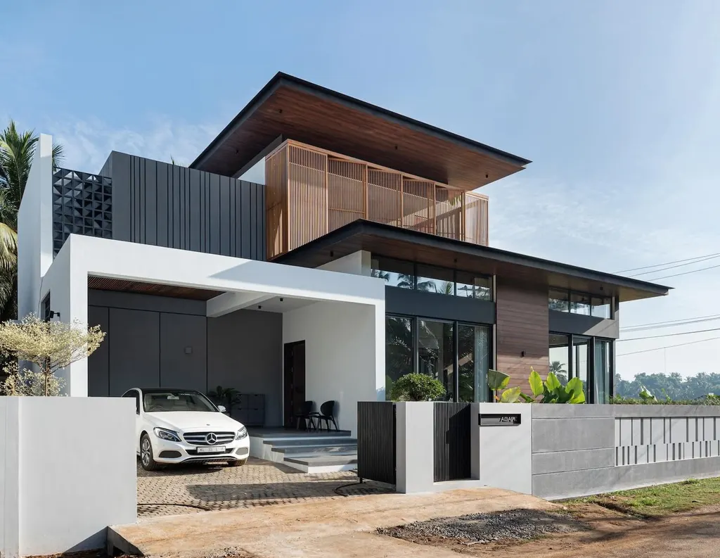 Open Sky Residence by Muaz Rahman Architects A Celestial Sanctuary in Thrissur India 9 1