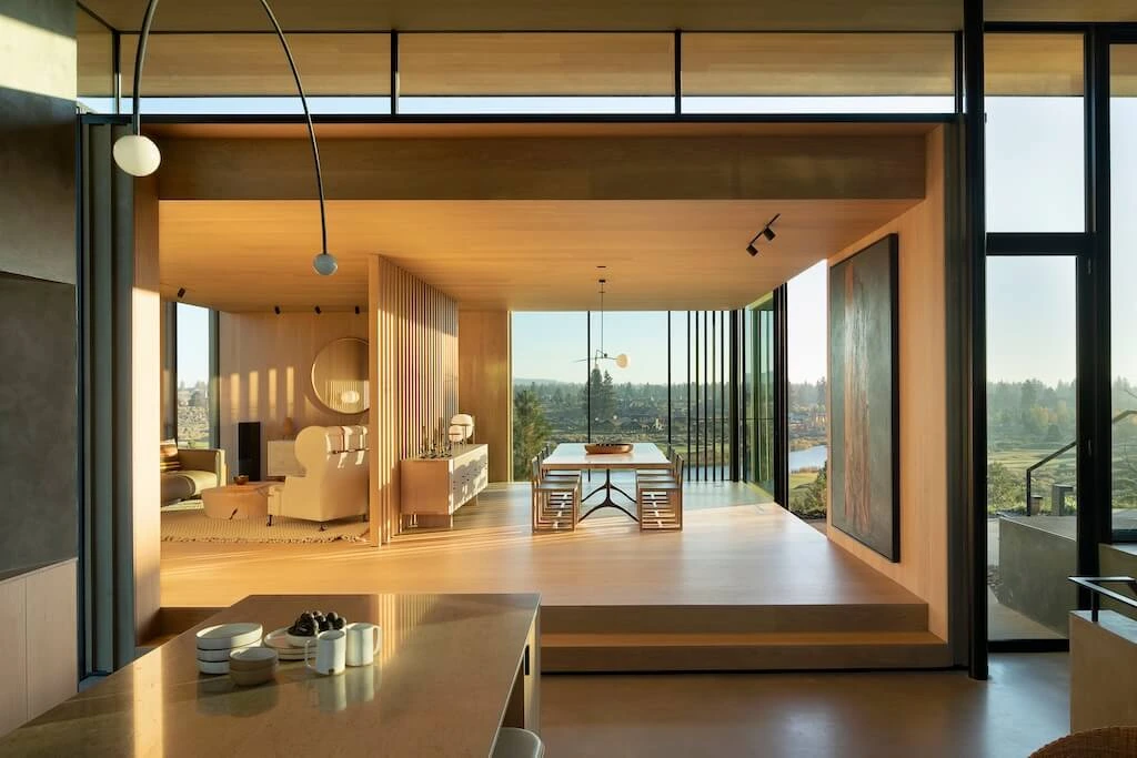 Tetherow Overlook in Central Oregon by Hacker Architects Where Art Meets Desert Landscape 6