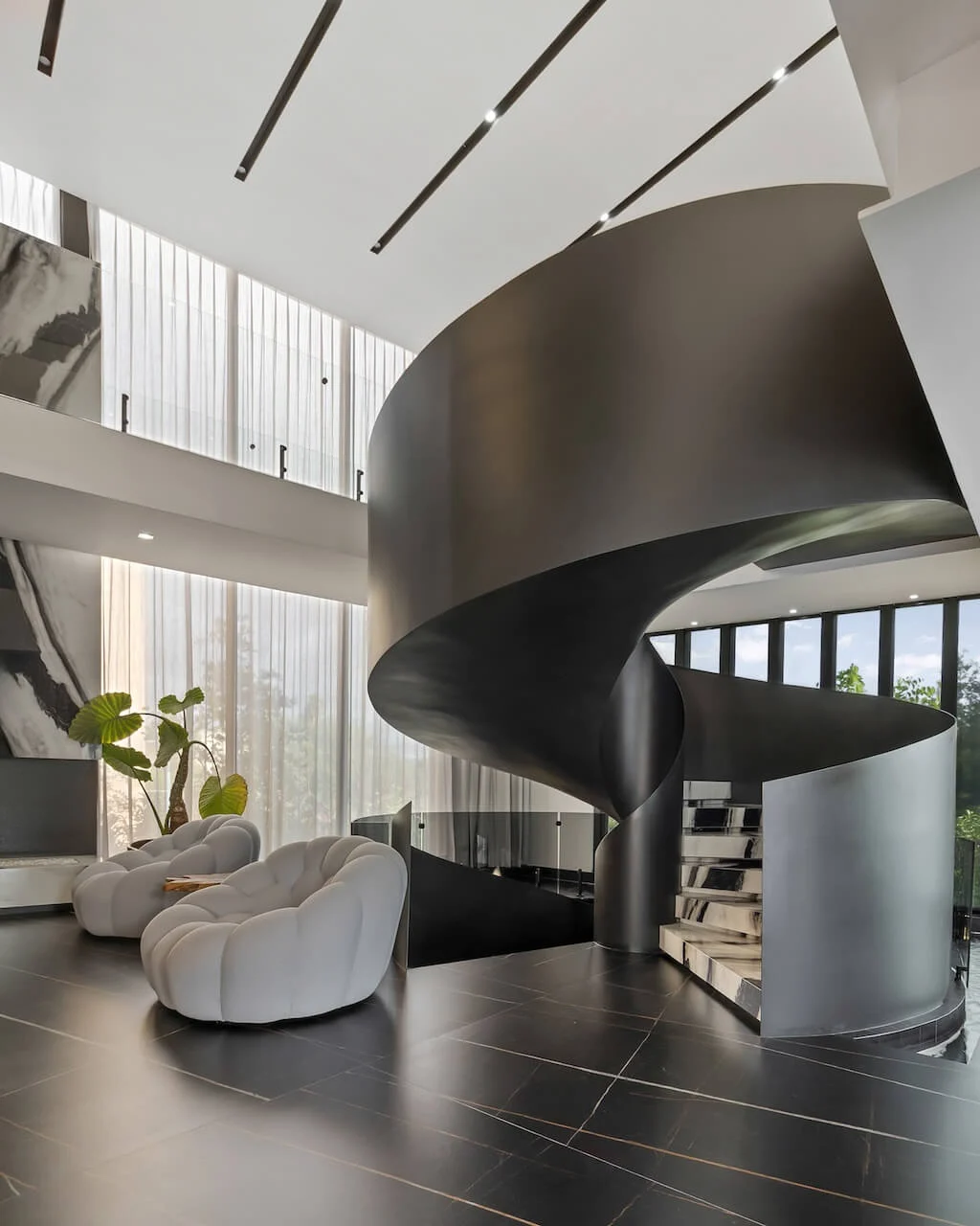 Capuchinas Villa by Orther Architects, A Dialogue Between Geometry and Nature
